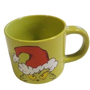 The Grinch Christmas Santa Hat Ceramic Mug 2024 Dr Seuss Holiday Gift
